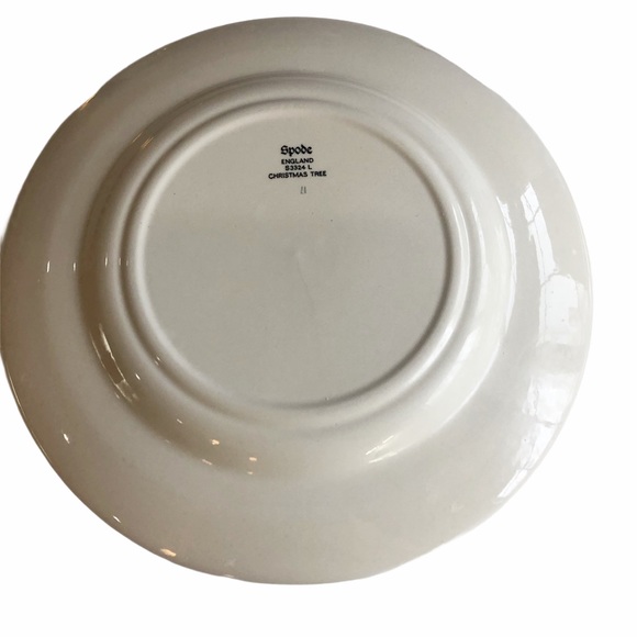 Vintage Spode England Christmas Tree Salad Dessert Plates LNC - Picture 9 of 11